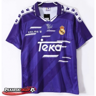 Real Madrid 1994-1996 Koszulka Retro Wyjazdowa Krótki Rękaw