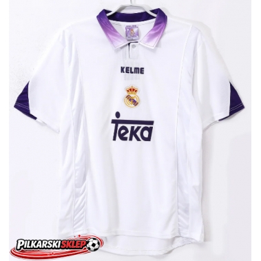 Real Madrid 1997-1998 Koszulka Retro Podstawowa Krótki Rękaw