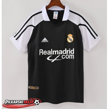 Real Madrid 2001-2002 Koszulka Retro Wyjazdowa Krótki Rękaw
