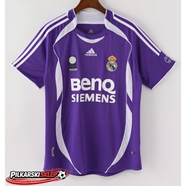 Real Madrid 2006-2007 Koszulka Retro Trzecia Krótki Rękaw