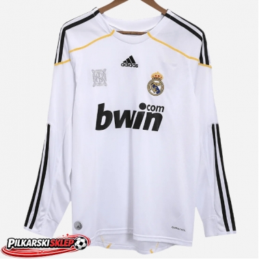 Real Madrid 2009-2010 Koszulka Retro Podstawowa Długi Rękaw