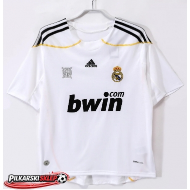 Real Madrid 2009-2010 Koszulka Retro Podstawowa Krótki Rękaw