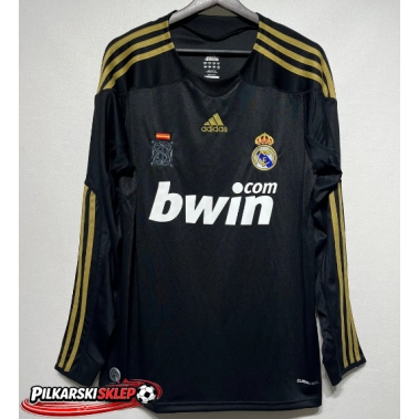 Real Madrid 2009-2010 Koszulka Retro Wyjazdowa Długi Rękaw
