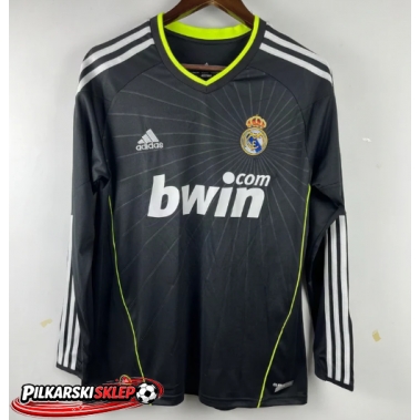 Real Madrid 2010-2011 Koszulka Retro Wyjazdowa Długi Rękaw