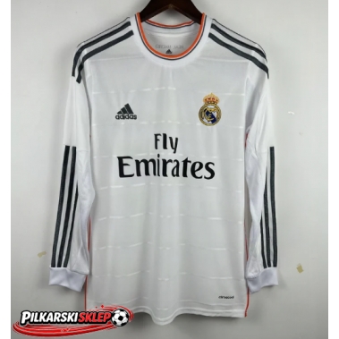 Real Madrid 2013-2014 Koszulka Retro Podstawowa Długi Rękaw