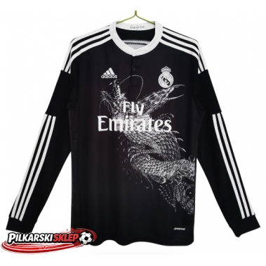 Real Madrid 2014-2015 Koszulka Retro Trzecia Długi Rękaw