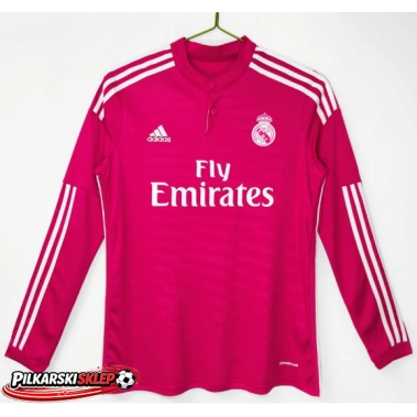 Real Madrid 2014-2015 Koszulka Retro Wyjazdowa Długi Rękaw