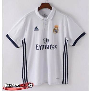 Real Madrid 2016-2017 Koszulka Retro Podstawowa Krótki Rękaw