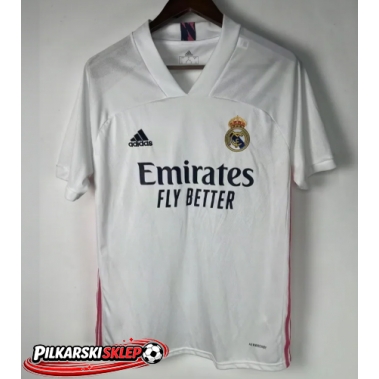 Real Madrid 2020-2021 Koszulka Retro Podstawowa Krótki Rękaw