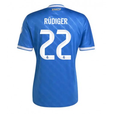 Real Madrid Antonio Rudiger #22 Koszulka Trzecia 2025-26 Krótki Rękaw Real Madrid Antonio Rudiger #22 Koszulka Trzecia 2025-26 Krótki Rękaw