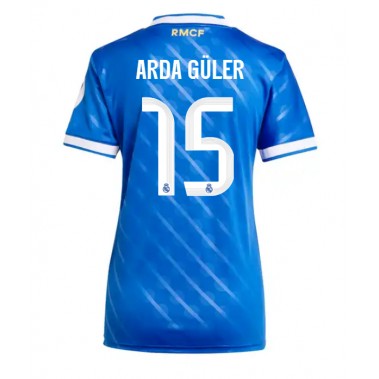 Real Madrid Arda Guler #15 Koszulka Trzecia damskie 2025-26 Krótki Rękaw Real Madrid Arda Guler #15 Koszulka Trzecia damskie 2025-26 Krótki Rękaw