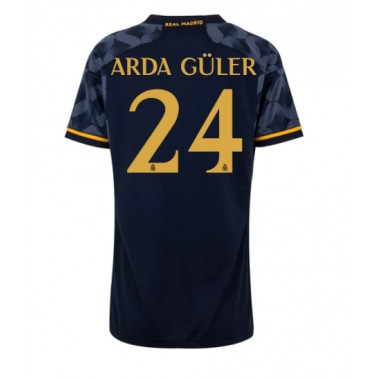 Real Madrid Arda Guler #24 Koszulka Wyjazdowa damskie 2023-24 Krótki Rękaw