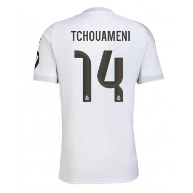 Real Madrid Aurelien Tchouameni #14 Koszulka Podstawowa 2025-26 Krótki Rękaw Real Madrid Aurelien Tchouameni #14 Koszulka Podstawowa 2025-26 Krótki Rękaw