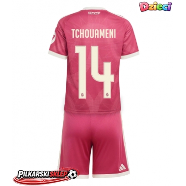 Real Madrid Aurelien Tchouameni #14 Koszulka Trzecia dzieci 2026-27 Krótki Rękaw (+ krótkie spodenki)