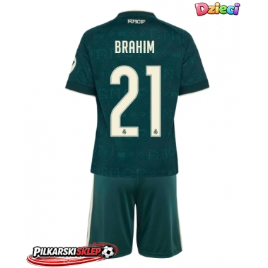 Real Madrid Brahim Diaz #21 Koszulka Wyjazdowa dzieci 2026-27 Krótki Rękaw (+ krótkie spodenki)