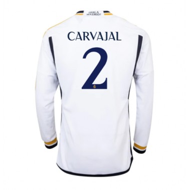 Real Madrid Daniel Carvajal #2 Koszulka Podstawowa 2023-24 Długi Rękaw