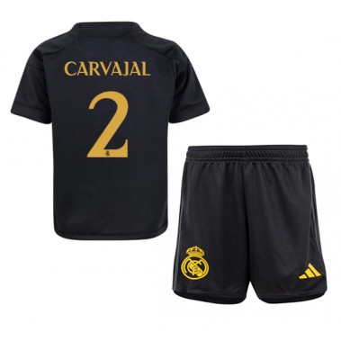 Real Madrid Daniel Carvajal #2 Koszulka Trzecia dzieci 2023-24 Krótki Rękaw (+ krótkie spodenki)