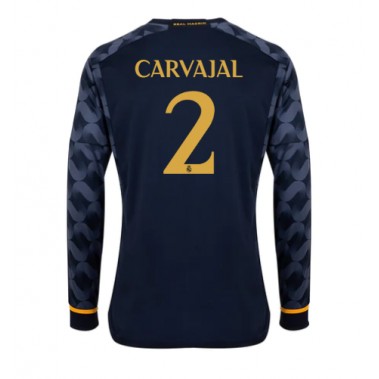 Real Madrid Daniel Carvajal #2 Koszulka Wyjazdowa 2023-24 Długi Rękaw