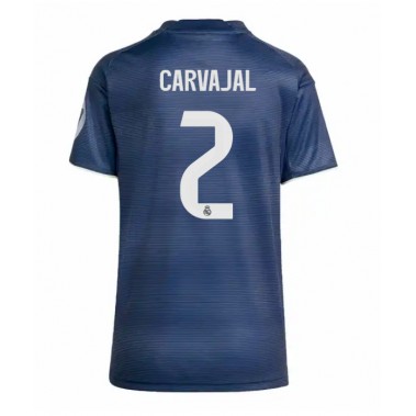 Real Madrid Daniel Carvajal #2 Koszulka Wyjazdowa damskie 2025-26 Krótki Rękaw Real Madrid Daniel Carvajal #2 Koszulka Wyjazdowa damskie 2025-26 Krótki Rękaw