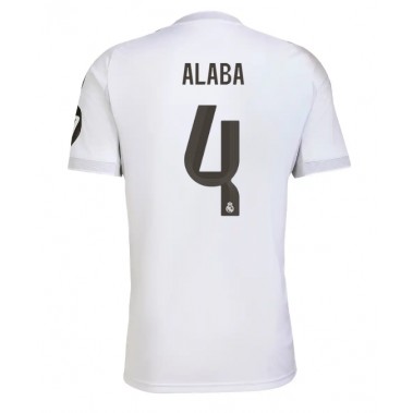Real Madrid David Alaba #4 Koszulka Podstawowa 2025-26 Krótki Rękaw Real Madrid David Alaba #4 Koszulka Podstawowa 2025-26 Krótki Rękaw