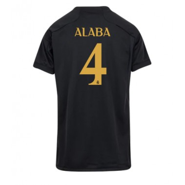 Real Madrid David Alaba #4 Koszulka Trzecia damskie 2023-24 Krótki Rękaw