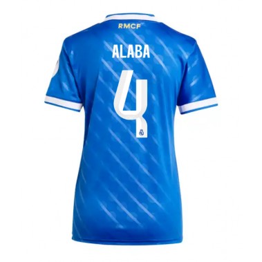 Real Madrid David Alaba #4 Koszulka Trzecia damskie 2025-26 Krótki Rękaw Real Madrid David Alaba #4 Koszulka Trzecia damskie 2025-26 Krótki Rękaw