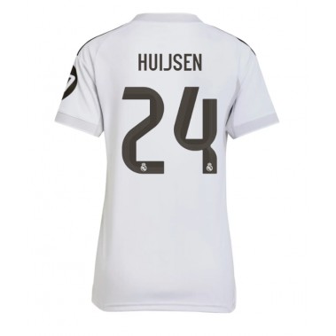 Real Madrid Dean Huijsen #24 Koszulka Podstawowa damskie 2025-26 Krótki Rękaw Real Madrid Dean Huijsen #24 Koszulka Podstawowa damskie 2025-26 Krótki Rękaw