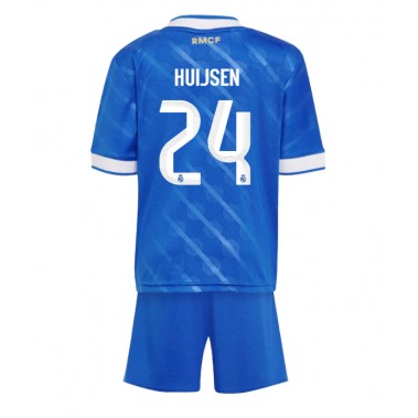 Real Madrid Dean Huijsen #24 Koszulka Trzecia dzieci 2025-26 Krótki Rękaw (+ krótkie spodenki) Real Madrid Dean Huijsen #24 Koszulka Trzecia dzieci 2025-26 Krótki Rękaw (+ krótkie spodenki)