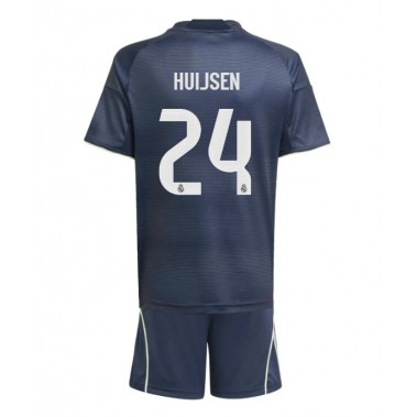 Real Madrid Dean Huijsen #24 Koszulka Wyjazdowa dzieci 2025-26 Krótki Rękaw (+ krótkie spodenki) Real Madrid Dean Huijsen #24 Koszulka Wyjazdowa dzieci 2025-26 Krótki Rękaw (+ krótkie spodenki)