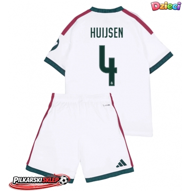 Real Madrid Dean Huijsen #4 Koszulka Podstawowa dzieci 2026-27 Krótki Rękaw (+ krótkie spodenki)