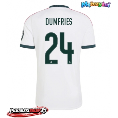 Real Madrid Denzel Dumfries #24 Koszulka Podstawowa 2026-27 Krótki Rękaw