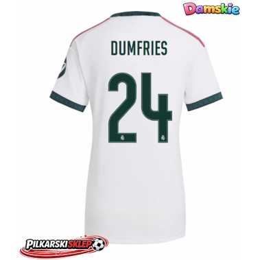 Real Madrid Denzel Dumfries #24 Koszulka Podstawowa damskie 2026-27 Krótki Rękaw