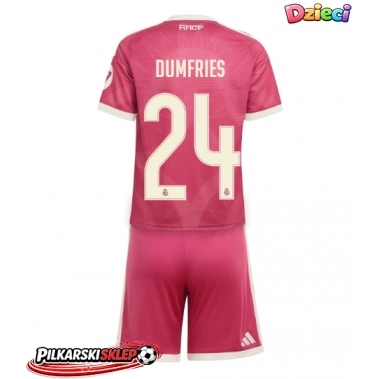 Real Madrid Denzel Dumfries #24 Koszulka Trzecia dzieci 2026-27 Krótki Rękaw (+ krótkie spodenki)