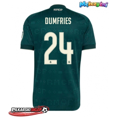 Real Madrid Denzel Dumfries #24 Koszulka Wyjazdowa 2026-27 Krótki Rękaw