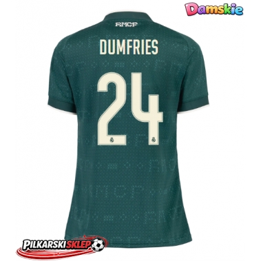 Real Madrid Denzel Dumfries #24 Koszulka Wyjazdowa damskie 2026-27 Krótki Rękaw
