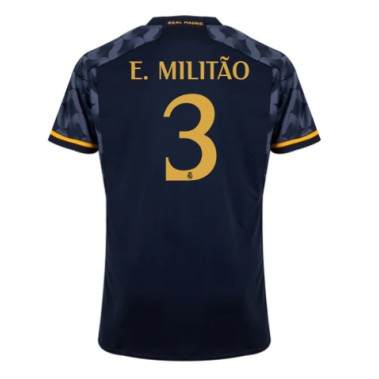 Real Madrid Eder Militao #3 Koszulka Wyjazdowa 2023-24 Krótki Rękaw