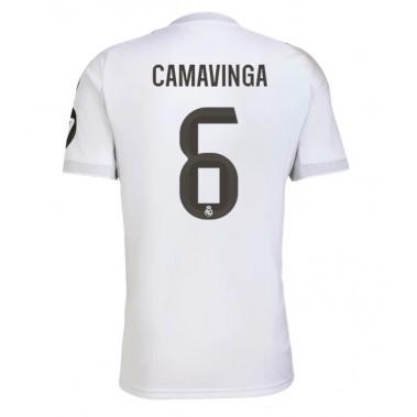 Real Madrid Eduardo Camavinga #6 Koszulka Podstawowa 2025-26 Krótki Rękaw Real Madrid Eduardo Camavinga #6 Koszulka Podstawowa 2025-26 Krótki Rękaw
