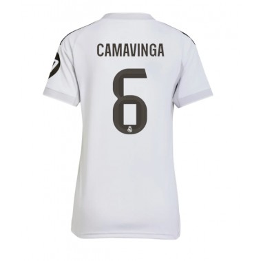 Real Madrid Eduardo Camavinga #6 Koszulka Podstawowa damskie 2025-26 Krótki Rękaw Real Madrid Eduardo Camavinga #6 Koszulka Podstawowa damskie 2025-26 Krótki Rękaw