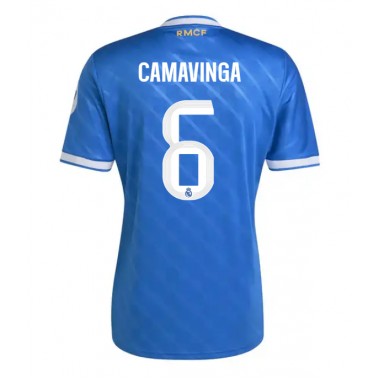 Real Madrid Eduardo Camavinga #6 Koszulka Trzecia 2025-26 Krótki Rękaw