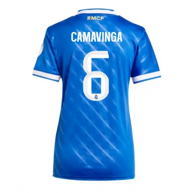 Real Madrid Eduardo Camavinga #6 Koszulka Trzecia damskie 2025-26 Krótki Rękaw Real Madrid Eduardo Camavinga #6 Koszulka Trzecia damskie 2025-26 Krótki Rękaw