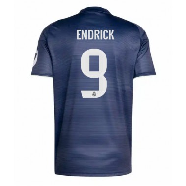 Real Madrid Endrick #9 Koszulka Wyjazdowa 2025-26 Krótki Rękaw