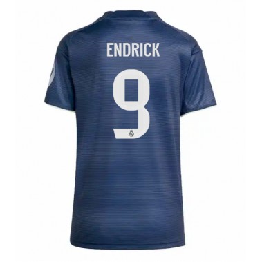 Real Madrid Endrick #9 Koszulka Wyjazdowa damskie 2025-26 Krótki Rękaw Real Madrid Endrick #9 Koszulka Wyjazdowa damskie 2025-26 Krótki Rękaw