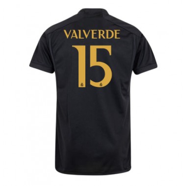 Real Madrid Federico Valverde #15 Koszulka Trzecia 2023-24 Krótki Rękaw