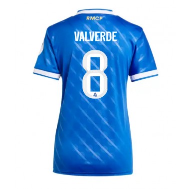 Real Madrid Federico Valverde #8 Koszulka Trzecia damskie 2025-26 Krótki Rękaw Real Madrid Federico Valverde #8 Koszulka Trzecia damskie 2025-26 Krótki Rękaw