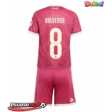 Real Madrid Federico Valverde #8 Koszulka Trzecia dzieci 2026-27 Krótki Rękaw (+ krótkie spodenki)