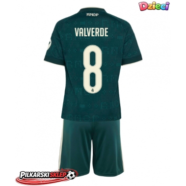 Real Madrid Federico Valverde #8 Koszulka Wyjazdowa dzieci 2026-27 Krótki Rękaw (+ krótkie spodenki)