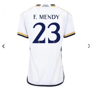 Real Madrid Ferland Mendy #23 Koszulka Podstawowa damskie 2023-24 Krótki Rękaw