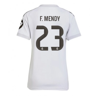 Real Madrid Ferland Mendy #23 Koszulka Podstawowa damskie 2025-26 Krótki Rękaw Real Madrid Ferland Mendy #23 Koszulka Podstawowa damskie 2025-26 Krótki Rękaw