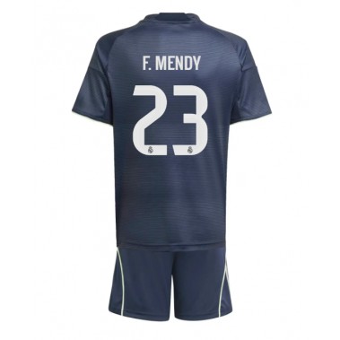 Real Madrid Ferland Mendy #23 Koszulka Wyjazdowa dzieci 2025-26 Krótki Rękaw (+ krótkie spodenki) Real Madrid Ferland Mendy #23 Koszulka Wyjazdowa dzieci 2025-26 Krótki Rękaw (+ krótkie spodenki)