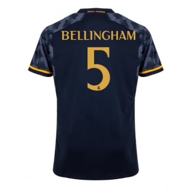 Real Madrid Jude Bellingham #5 Koszulka Wyjazdowa 2023-24 Krótki Rękaw